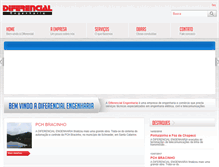 Tablet Screenshot of diferencialeng.com.br